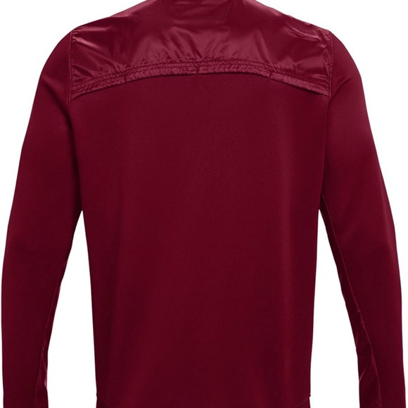 Under Armour Command Mens Warm-up Full Zip M Cardinal/ White NWT 290 - Picture 3 of 6